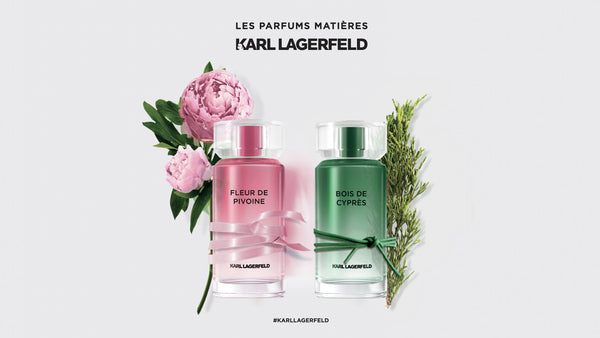 KARL LAGERFELD Fleur de Pivoine & Bois de Cyprès - Bộ đôi mùi hương mới tinh tế vuốt ve làn da